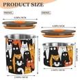 thumbnail image 3 of Cats Kitten Cartoon Airtight Coffee Bean Canister 500 ml Food Storage Containers with Lids For Gournd, Tea, Sugar, Flour, Rice, Cereal, Candy Cookie Jar, 3 of 8