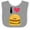 Heather and White, variant on Inktastic I Love Cheeseburgers Boys or Girls Baby Bib