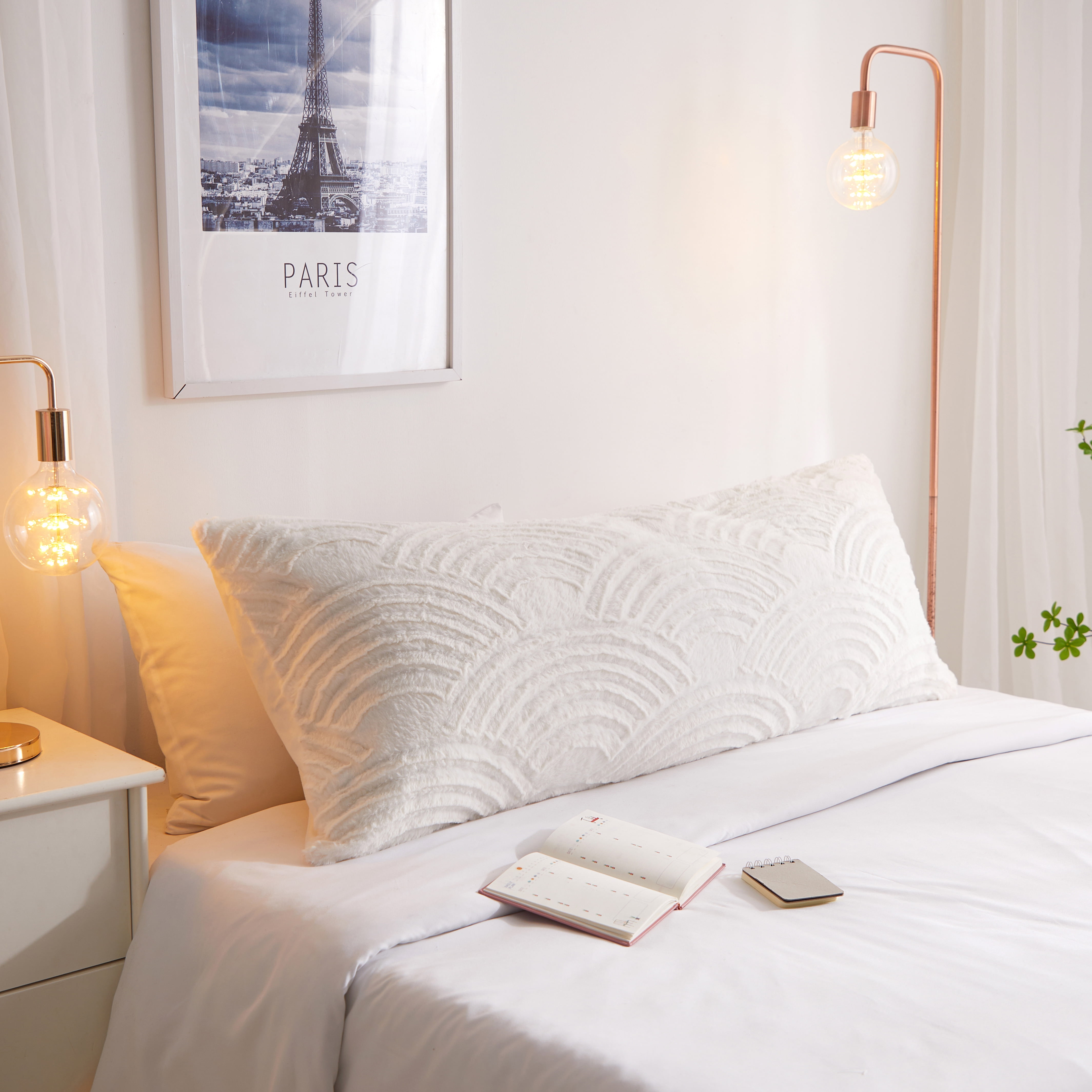 Your Zone, Body Pillow Cover, Carved Rainbow, Vanilla Dream, 20 x 52