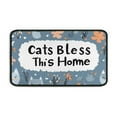 thumbnail image 2 of Cat Print Kitchen Rugs and Mats Set Of 2 - Cat Kitchen Mat Washable Cat Kitchen Decor - Non-Slip Floor Mats for Home Kitchen Decor Gifts - 17x30 and 17x47 Inch, 2 of 7