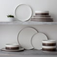 thumbnail image 5 of Noritake ColorStax Stripe Brown 12-Piece Dinnerware Set, Service for 4, 5 of 7