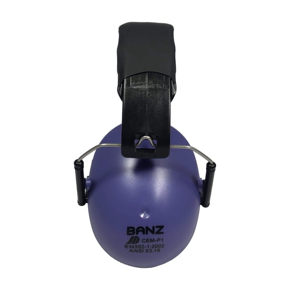 Kids Hearing Protection Earmuffs - Solids - Kids 2  - Dark Purple