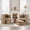 Khaki, variant on AFO Modern Accent Chair with Storage Ottoman, Velvet Barrel Armchair for Living Room and Bedroom, Khaki