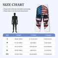 thumbnail image 4 of Bixox Men's American Flag Skull Patterned Pajama Pants with Pockets Lounge Clothes for Home, 4 of 5
