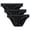 3/pack/03, variant on Men's Bikini Underwear Briefs,U‑Pouch Ribbed Soft Cooling Moisture‑Wicking Breathable Multi01/3pack L