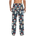 thumbnail image 2 of Dogs Christmas Men's Pajama Pants with Pocket Lounge Pants Pajama Sleep Pant Pj Comfortable, 2 of 7