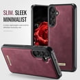 thumbnail image 3 of For Samsung Galaxy A52 Phone Case,Anti-Scratch PU Leather Back,Compatible with Mag-safe,Business Classic Style,Shockproof Non-Slip Durable Ultra Slim Thin Fit Phone Case Cover,Red, 3 of 10