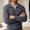 Dark Gray, variant on Sorvello Men's Fake Two Piece V Neck Cable Knit Sweater Long Sleeve Casual Fall Winter Pullover Top Layering Loungewear Army Green L