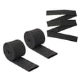 thumbnail image 4 of 2PC Non-Slip Handle Cover Heat Shrink Wrap Tubing Insulation Waterproof Grip Case for Fishing Rod Racket Handle(Black), 4 of 8