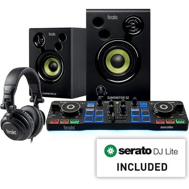 Hercules DJ Starlight DJ Starter Kit-Black