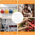 thumbnail image 7 of GoXteam S Hooks for Hanging, 4inch S Shaped Hook Rack Metal Non Slip Hanger for Christmas Tree Stocking Kitchen Pot Closet Wire Bathroom Bedroom Pan Bag Plant, 7 of 7