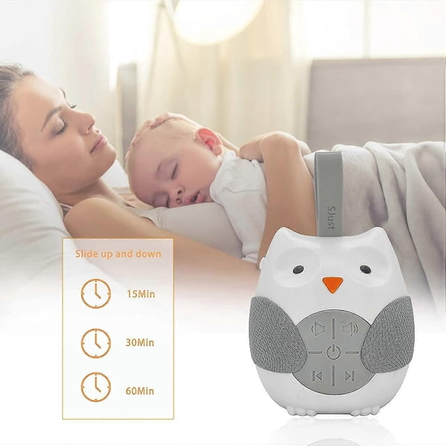 Baby Sound Machine -portable White Noise Machine For Baby Sleeping,moonlight & Melodies
