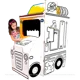 thumbnail image 1 of PIEDRA PAPEL O TIJERAS: Gastromóvil (Foodtruck; Juguete de cartón para niños, tamaño Grande, Pinturas Incluidas.), 1 of 4