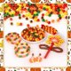 thumbnail image 3 of 1200 Pcs Fall Pony Beads, Pony Beads for Thanksgiving Fall Autumn Them Party Decoration, Autumn Thanksgiving Pony Beads for Jewelry Making Necklace Br, 3 of 4