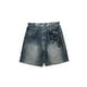 thumbnail image 2 of Pantalones cortos de mezclilla para hombre, ropa informal con estampado de calavera personalizada, estilo gótico, punk, hip-hop, moda coreana y2k, 2024, 2 of 5