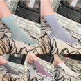 thumbnail image 4 of SERISIMPLE Women Thin Ankle Socks Bamboo Crew Lightweight Soft Breathable Socks 5 Pairs (Assorted5, Large), 4 of 6