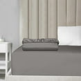 thumbnail image 3 of Elegant Comfort 1500 Premium Hotel Quality 1-Piece Fitted Sheet, All Around Elastic, Deep Pocket, Softest Quality Microfiber - Full Gray, 3 of 4