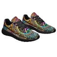 thumbnail image 6 of Hippie Peace Sign Tree Of Life Hippie Shoes Sneakers Black Size 9, 6 of 7