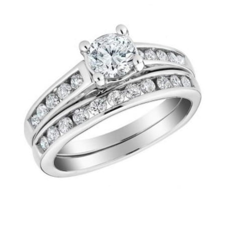 Dainty Jewelry Men S Sterling Silver 1 5ct Round Cz Wedding Ring