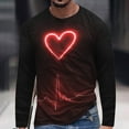 thumbnail image 2 of Stamzod St. Patrick's Day Oversize Steerwear Shirts for Men Long Sleeve Casual Tops Round Neck Pullover Printed Men's Graphic Tees T Shirt, 2 of 5