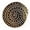 Design#8, variant on Indian Wood Stamps Brown Floral Hand Craved Printing Block Textile Pottery Stamp