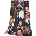 thumbnail image 3 of Liams Music Payne Flannel Blanket Air Conditioning Blanket Nap Blanket Sofa Throw Blanket Throw Blankets 50"X40", 3 of 6