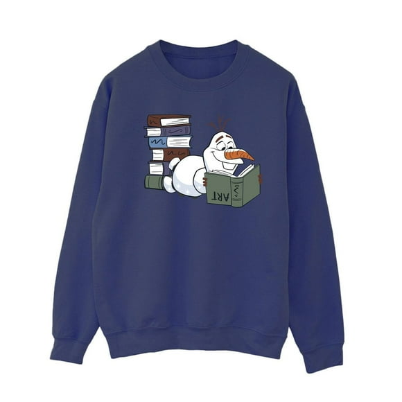 Frozen II Womens Olaf Reading Sweatshirt
