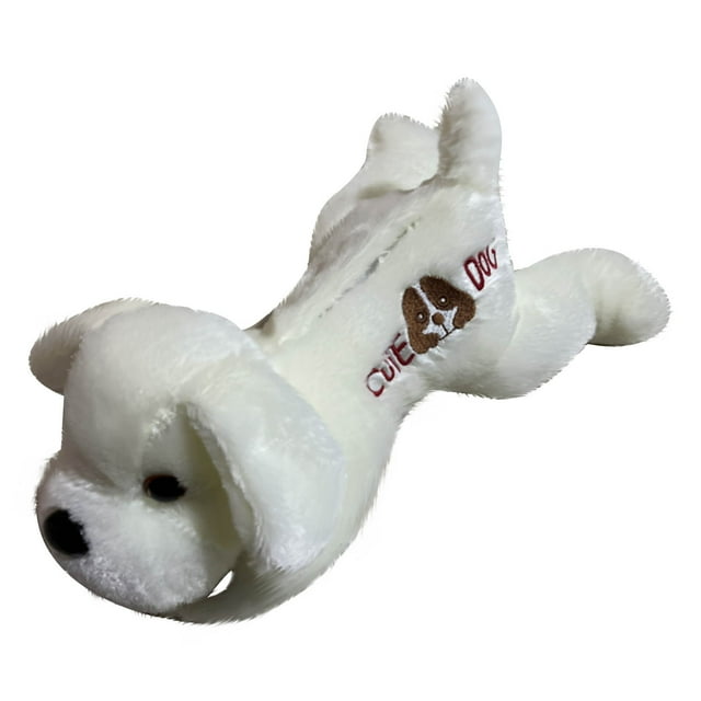 White Led Luminous Cute Papa Dog Big Dog Doll Plush Toy White Color With Light Up Function Soft Stuffed Animal