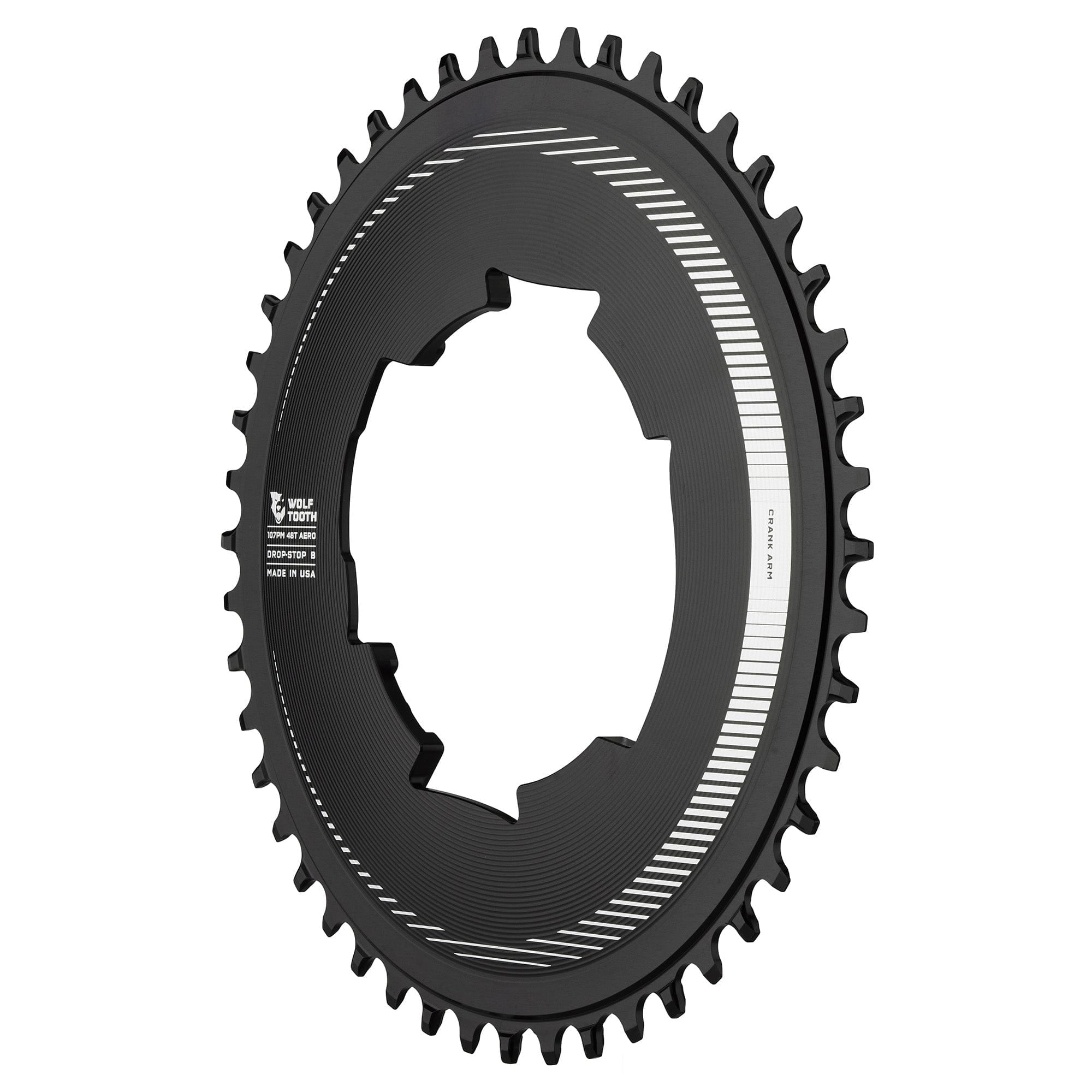 Wolf Tooth Aero 107 BCD Chainring - 48t, Optimized for SRAM Wolf Tooth Aero 107 BCD Chainring - 48t, Optimized for SRAM