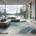 thumbnail image 2 of ODIKA 8'x10' Washable Area Rug Non-Shedding, Easy Care, Livingroom Flowing Shapes Transitional Abstract Neutral Grey for King Size Bedroom Under Bed, Master Suite, 2 of 7