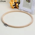 thumbnail image 2 of Opolski Cross Stitch Machine Adjustable Embroidery Hoop Ring Bamboo Sewing Tool 13-27cm, 2 of 7