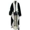 thumbnail image 2 of Soft & Cozy Sherpa Lined Cloud Snuggler Wrap Blanket ~ Black, 2 of 6