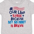 thumbnail image 4 of Inktastic Military Land is Free Mommy is Brave Boys or Girls Toddler T-Shirt, 4 of 5