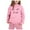 Pink, variant on Girls Boys Sweat Set Cute Cat Hoodie and Sweatpants Joggers 2 Piece Matching Sweatsuit Boys Girls Jogging Suits