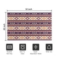 thumbnail image 5 of Teal Triangular and Diamond Shaped Geometric Boho Door Rugs,Washable Non Slip Door Mats Indoor,Decorative Door Mats,Entry Mat Indoor for Entrance,Bedroom,Kitchen,Bathroom,20"x32", 5 of 6