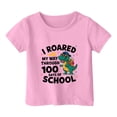 thumbnail image 4 of oqasdz Kids Graphic Letter Print T Shirt for Back To School Short Sleeve Tee Top Girls 100 Days of School Shirt Boys Comfortable Fit Durable Casual Outdoor, 4 of 4