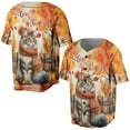 thumbnail image 3 of Happy Thanksgiving Maine Coon Give Thanks Fall Beanie Scarf Welcome All Over Print 3D Baseball Shirt Cat Lover Kitten Owner Gifts Softball Sport - 00020, 3 of 6