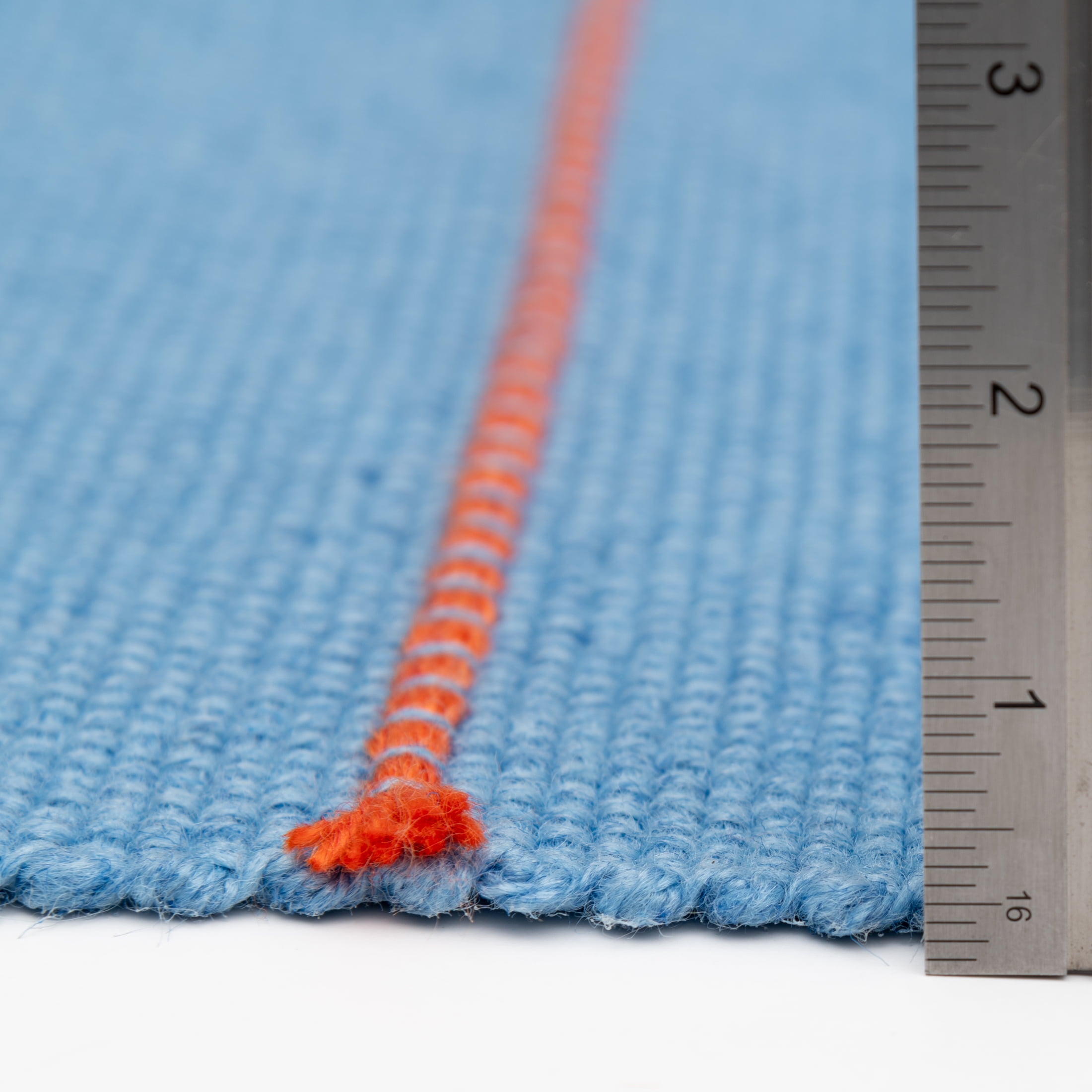 Mainstays by Becky G. & Alejandra Indoor/Outdoor Layering Rug, Blue Stripe, 24" x 36"