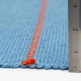 thumbnail image 4 of Mainstays by Becky G. & Alejandra Indoor/Outdoor Layering Rug, Blue Stripe, 24" x 36", 4 of 13