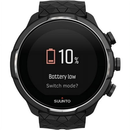 SUUNTO - 9 Titanium Outdoor/Sports Adventure Tracking Connected Watch with GPS/HR - Black