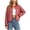 Red, variant on GEWSEY Womens Striped Cardigan Sweater Casual Crew Neck Open Front Button Down Long Sleeve Knit Sweaters Fall Outerwear (Red, L)