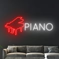 thumbnail image 5 of Handmadetneonsign Piano Neon Sign, Piano Music Wall Art Decor, Music Instrument Wall Decor, 5 of 5