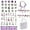 Purple, variant on Girls Bracelet Making Kit,A Perfect Birthday Gifts for girls age 6 7 8 9 10,Jewelry Making Kit,Fun and Easy to Make,Cute Sparkling that Inspires Creativity and Self-Expression(63pcs,Pink)