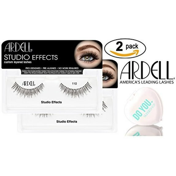 Ardell Professional STUDIO EFFECTS Custom Layered Lashes, 2-pack w/ Sleek Mirror - Wispies (2-pack)