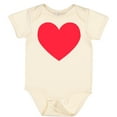 thumbnail image 3 of Inktastic Valentine's Day Red Heart Boys or Girls Baby Bodysuit, 3 of 5