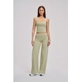 thumbnail image 2 of PISONIC Womens Workout Sets 2 Piece Racerback Crop Top Straight Leg Yoga Pants Yoga Pilates Outfits, 2 of 6