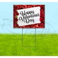 thumbnail image 1 of Happy Valentines Day (18" x 24") Yard Sign, Includes Metal Step Stake, 1 of 6