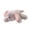 A001- A, variant on Plush Mouse Pad, Stuffed Elephant Plush, Desk Wrist Rest, Anti-Slip Bottom, Soft Plush 7X4X2.5 in with Pink Ears, Lightweight Plush Animal Shaped Wrist Pad for Home and Office
