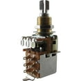 thumbnail image 1 of 1X Bourns 500K Short Split Shaft Audio Taper Push/Pull Potentiometer, 1 of 2