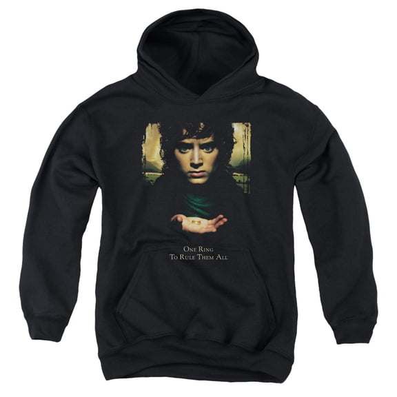 Lor - Frodo One Ring - Youth Hooded Sweatshirt - Medium